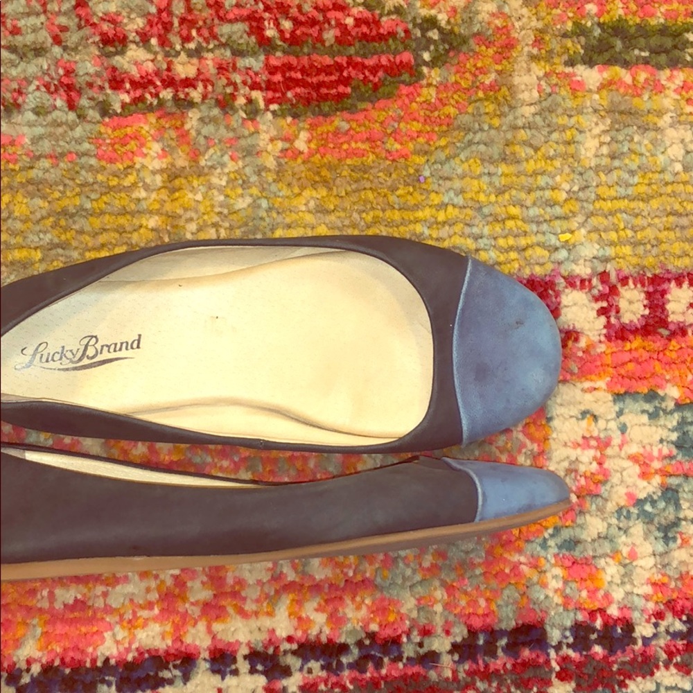 Lucky Brand blue flats